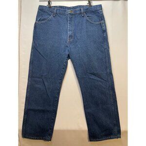 Rustler jeans mens 37 x 28 straight 87621PW blue